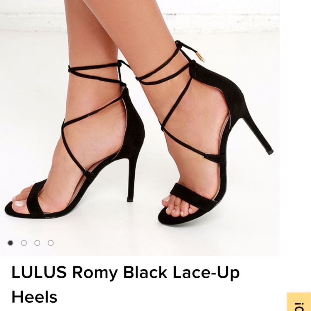 Lulu's Lace Up Heels